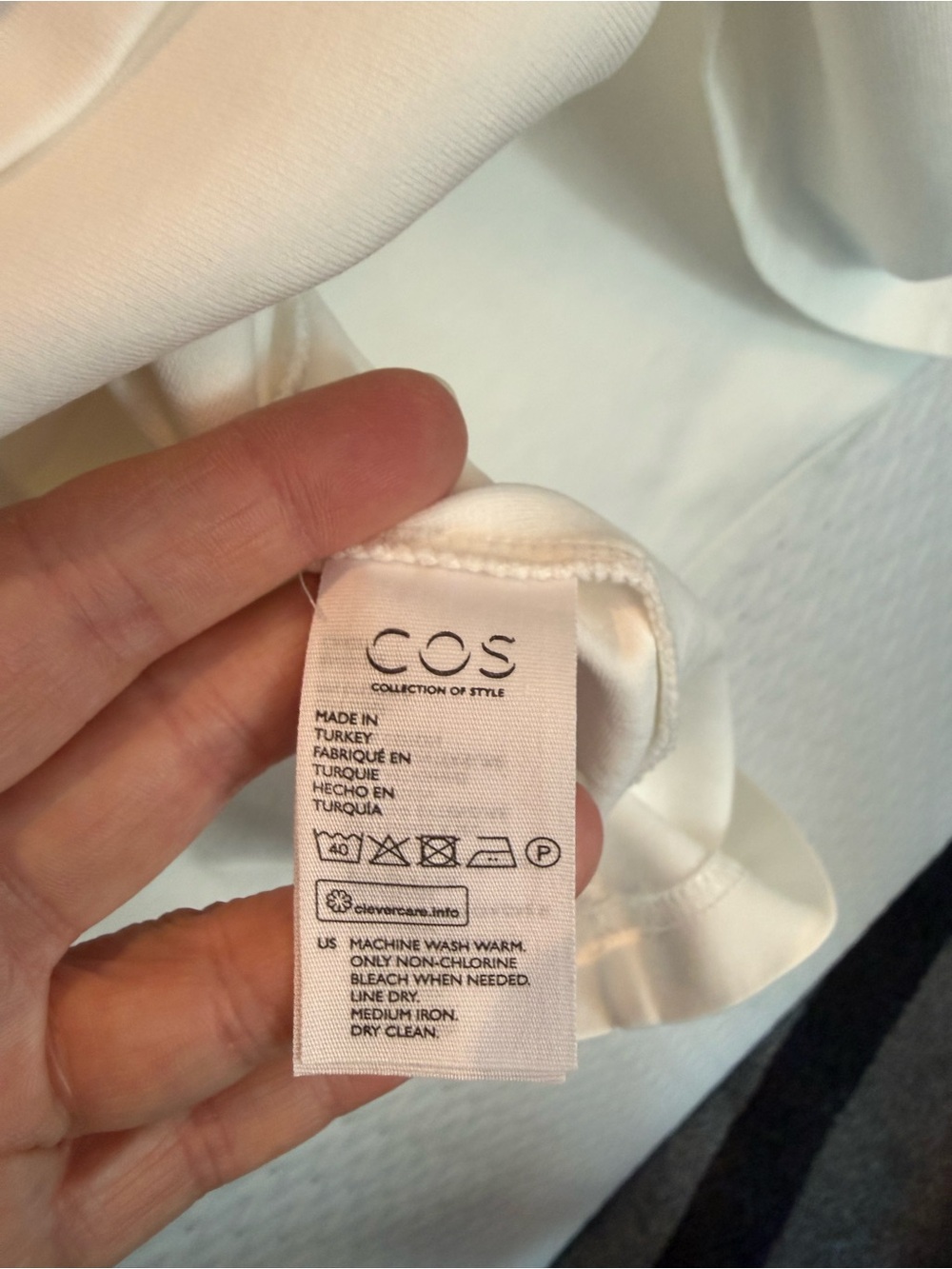 COS White Tie-Shoulder Tank - Picture 6 of 6